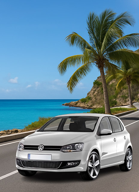 compact car rental by the beach